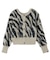 ZEBRA 2WAY KNIT CARDIGAN