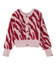 ZEBRA 2WAY KNIT CARDIGAN