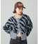 ZEBRA 2WAY KNIT CARDIGAN