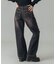 LOW RISE DISTRESSED DENIM PANTS