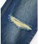LOW RISE DISTRESSED DENIM PANTS