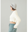 HIGH NECK COMPACT KNIT TOP