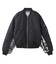 PANELED FUR REVERSIBLE MA-1 JACKET