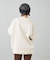HEART BARBED WIRE JACQUARD KNIT TOP