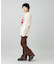 HEART BARBED WIRE JACQUARD KNIT TOP