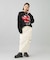 HEART BARBED WIRE JACQUARD KNIT TOP