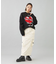 HEART BARBED WIRE JACQUARD KNIT TOP