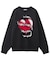 HEART BARBED WIRE JACQUARD KNIT TOP