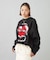 HEART BARBED WIRE JACQUARD KNIT TOP
