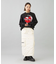 HEART BARBED WIRE JACQUARD KNIT TOP