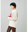 HEART BARBED WIRE JACQUARD KNIT TOP