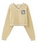 EMBLEM V-NECK KNIT TOP