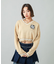 EMBLEM V-NECK KNIT TOP