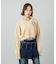 EMBLEM V-NECK KNIT TOP