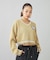 EMBLEM V-NECK KNIT TOP