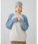 SHAGGY KNIT RAGLAN SLEEVE TOP