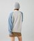 SHAGGY KNIT RAGLAN SLEEVE TOP