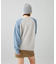 SHAGGY KNIT RAGLAN SLEEVE TOP