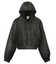 DISTRESSED COMPACT SWEAT HOODIE