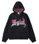 GRADIENT LOGO JACQUARD KNIT HOODIE