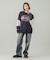 BICOLOR OVAL LOGO JACQUARD KNIT TOP