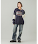 BICOLOR OVAL LOGO JACQUARD KNIT TOP
