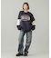 BICOLOR OVAL LOGO JACQUARD KNIT TOP