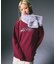 METALLIC DISTORTION LOGO SWEAT TOP