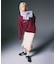 METALLIC DISTORTION LOGO SWEAT TOP
