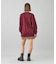 METALLIC DISTORTION LOGO SWEAT TOP