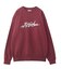 METALLIC DISTORTION LOGO SWEAT TOP