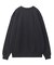 METALLIC DISTORTION LOGO SWEAT TOP