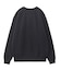 METALLIC DISTORTION LOGO SWEAT TOP