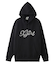 RHINESTONE STAR CURSIVE LOGO SWEAT HOODIE