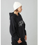 RHINESTONE STAR CURSIVE LOGO SWEAT HOODIE