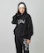 RHINESTONE STAR CURSIVE LOGO SWEAT HOODIE