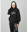 RHINESTONE STAR CURSIVE LOGO SWEAT HOODIE