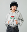 EMBROIDERED POPPY COMPACT SWEAT HOODIE
