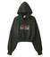 EMBROIDERED POPPY COMPACT SWEAT HOODIE