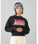 FAUX FUR LOGO COMPACT SWEAT TOP