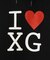 I LOVE XG LOGO SWEAT HOODIE