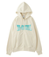 FAUX FUR LOGO ZIP UP SWEAT HOODIE