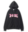 FAUX FUR LOGO ZIP UP SWEAT HOODIE