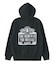 VINTAGE LABEL FACE LOGO ZIP UP SWEAT HOODIE