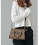 OVAL LOGO BUCKLE 2WAY SHOULDER BAG
