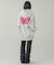 BUTTERFLY PATCH OVERSIZED SWEAT HOODIE