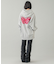 BUTTERFLY PATCH OVERSIZED SWEAT HOODIE