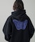 BUTTERFLY PATCH OVERSIZED SWEAT HOODIE