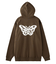 BUTTERFLY PATCH OVERSIZED SWEAT HOODIE