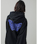 BUTTERFLY PATCH OVERSIZED SWEAT HOODIE